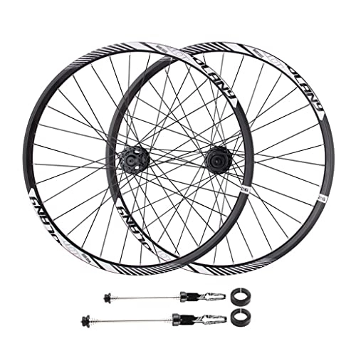Mountain Bike Wheel : Aluminum Alloy MTB Bicycle Wheelset 26 / 27.5 Inch 29 ER, Hybrid / Mountain Sealed Bearings Hub QR / Sleeve Wheels 32 Hole Disc Brake for 7 / 8 / 9 / 10 / 11 Speed