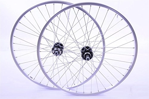 Mountain Bike Wheel : Ammaco PAIR 26" MTB WHEELS DISC BRAKE HUBS ALLOY RIMS FOR 5, 6 or 7 SPEED (559x21) RIMS