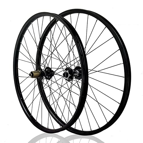 Mountain Bike Wheel : Asiacreate Mountain Bike Wheelset 27.5 / 29 Inch Disc Brake Thru Axle MTB Wheels 32H Aluminum Alloy Rim For 8-12 Speed Cassette Flywheel (Color : F110R142, Size : 29'')