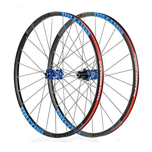 Mountain Bike Wheel : ASUD 26 / 27.5 inch MTB Mountain Bike Bicycle Wheelset Rim 72 ring DT spokes straight pull 24 holes and 6 claws