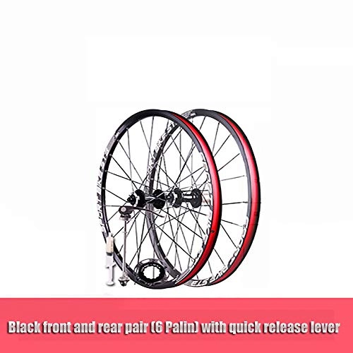 Mountain Bike Wheel : ASUD 26 Inch Bike Wheelset, Cycling Wheels Mountain Bike Disc Brake Wheel Set Quick Release Palin Bearing 7 / 8 / 9 / 10 Speed 6 Palin STO5-DK