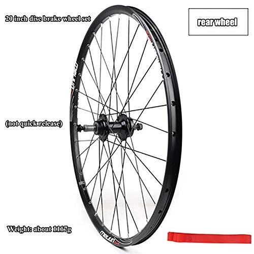 Mountain Bike Wheel : ASUD 26 inch Silver Rear Mountain Bike Wheel - Disc brake split mountain bike wheel Non-quick release