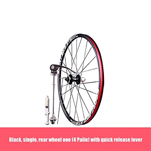 Mountain Bike Wheel : ASUD 26 inch Silver Rear Mountain Bike Wheel Quick release disc brake 144 rings STO4-DK7075