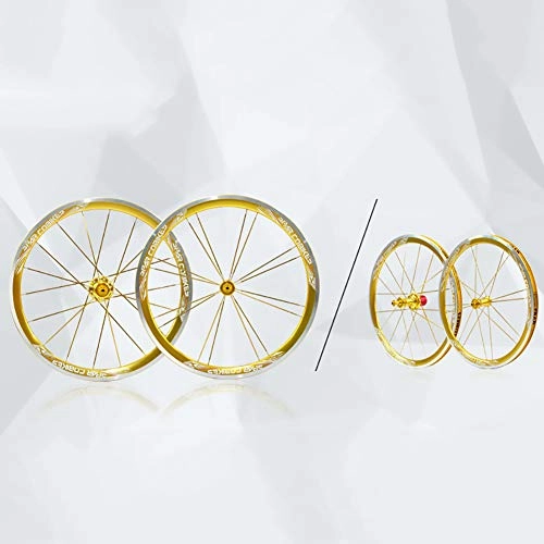 Mountain Bike Wheel : ASUD Bicycle Wheelset, Front Wheel Trail folding wheel set VP406 / 451 lightweight racing, E