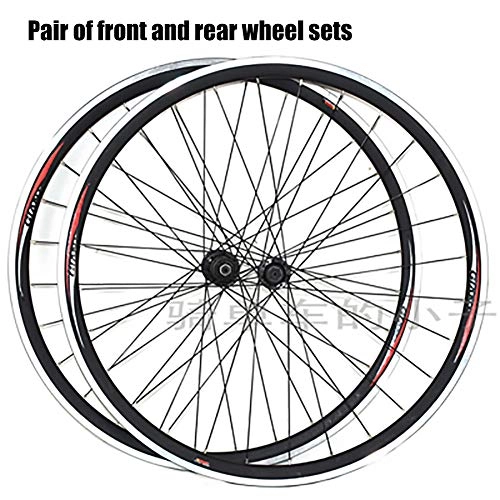 Mountain Bike Wheel : ASUD Bike Wheelset, Cycling Wheels Mountain Bike Swirling front and rear wheel sets (1 pair)