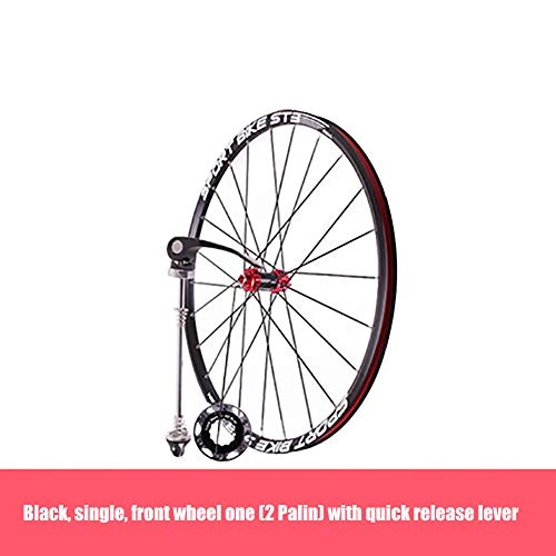 Mountain Bike Wheel : ASUD Front Wheel 26 inch x1.5-2.1, 2 palin STO5-DK Frein disque dgagement rapide