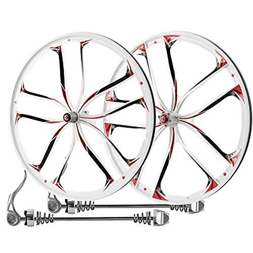 Mountain Bike Wheel : ASUD MTB Wheel Set, 26 inch bicycle wheel One-wheeled wheel before and after cycling