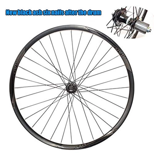 Mountain Bike Wheel : ASUD Rim Rear Wheel New black ash six nails after the drum ATX bicycle wheel disc brake rim (27.5 inch)