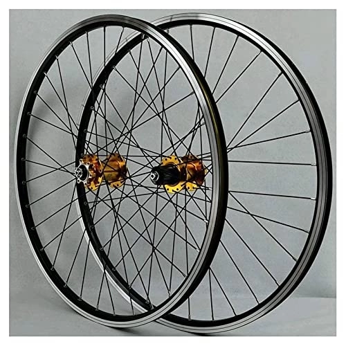 Mountain Bike Wheel : AWJ 26 / 27.5 / 29 inch MTB Wheelset Bicycle Cycling Rim, Mountain Bike Wheel 32H Disc / Rim Brake 7-12speed QR Road Cyclocross Bicycle Wheel