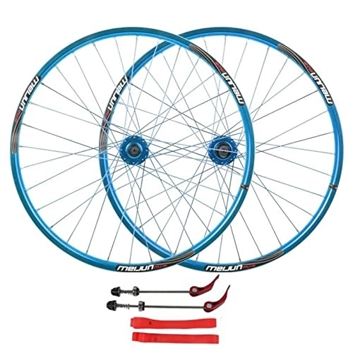 Mountain Bike Wheel : AWJ 26 Inch Mountain Cycling Wheels, Alloy Double Wall Rim Disc Brake Quick Release Sealed Bearings 7 8 9 10 Speed Bike Wheelset Wheel