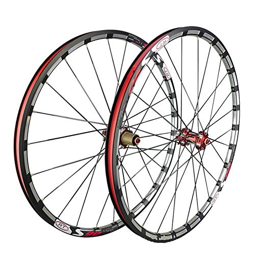 Mountain Bike Wheel : AZUOYI 26 Inch Mountain Bike Disc Brake Wheel Set, 24H Super Light 5 Palin, 8 / 9 / 10 / 11 Speed