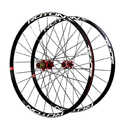 Mountain Bike Wheel : AZUOYI Carbon Fiber Mountain Wheel Set, 24H, Ultra-Light F / 2, R / 5 Palin Disc Brake Wheels, 9-11 Speed, 27.5
