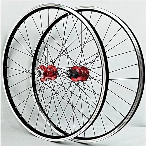 Mountain Bike Wheel : Bicycle Wheel Pair Mountain Bike Wheelset 27.5 Inch Disc V Brake Front Two Rear Four Perrin Bearing Quick Release Wheelsets