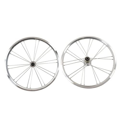 Mountain Bike Wheel : Bicycle Wheel Set, Aluminum Alloy Stainless Steel Spoke 20 Inch Mountain Bike Wheel Set for Stable Riding