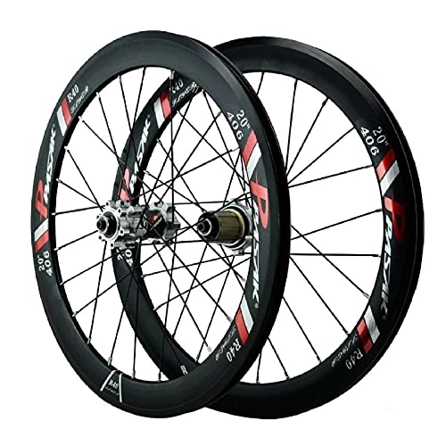 Mountain Bike Wheel : Bicycle Wheelset 20 Inch 22 Inch, Aluminum Alloy Hybrid / Mountain Rim Sealed Bearing V Brake Wheel 24 Hole for 7-12 Speed Rim