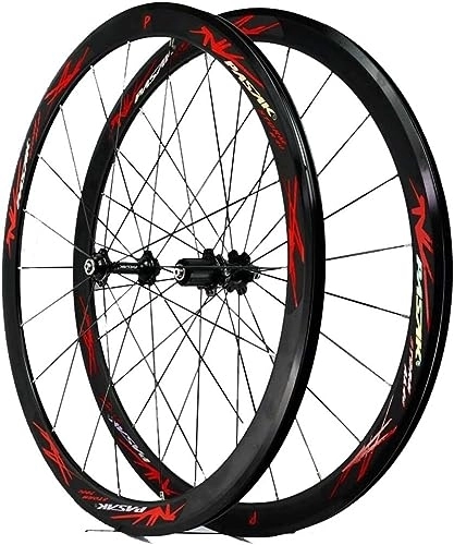 Mountain Bike Wheel : Bicycle Wheelset, Mountain Bike Wheels Road Bike Wheels 700C 40 Mm For 7 / 8 / 9 / 10 / 11 / 12 Speeds With Quick Release Mechanism