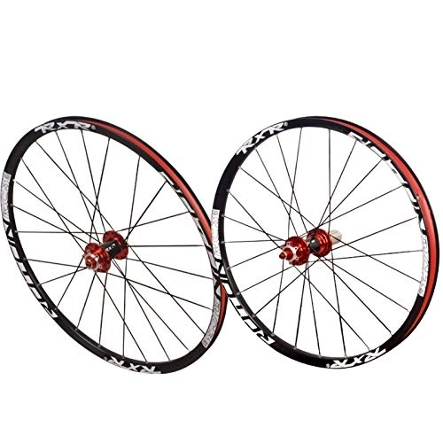Mountain Bike Wheel : Bike Front Wheel Rear Wheel, Bicycle Wheel 27.5 Inches Aluminum Alloy Peilin Before 2 After 5 Double Aluminum Ring Suitable for Bicycles Mountain Wheel Set 27.5 inch