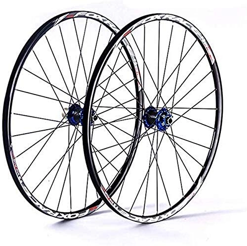 Mountain Bike Wheel : Bike Wheel Tyres Spokes Rim Mountain Bicycle Wheelset, 26In Aluminum Alloy MTB Cycling Wheels Double Wall Rims Disc Brake Sealed Bearings Fast Release 24H 7 / 8 / 9 / 10 / 11 Speed
