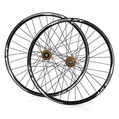 Mountain Bike Wheel : Bike Wheels 26 27.5 29inch MTB Mountain Bike Wheelset Rims Hub Disc Brake Cassette Quick Release for 7-11 Speed Aluminum Alloy Hub