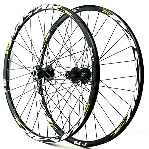Mountain Bike Wheel : Bike Wheels Wheelset Bike MTB 26 / 27.5 / 29 Inch Mountain Cycling Wheels Quick Release Disc Brake Fit 7 / 8 / 9 / 10 / 11 / 12 Speed Cassette Aluminum Alloy Rim 32 Holes