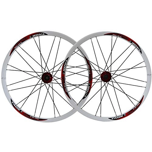 Mountain Bike Wheel : Bike Wheelset 26-inch Mountain Wheel Set Bicycle Front Rear Double Layer Alloy Rim Disc Brake Hub Quick-release For 7 / 8 / 9 Speed