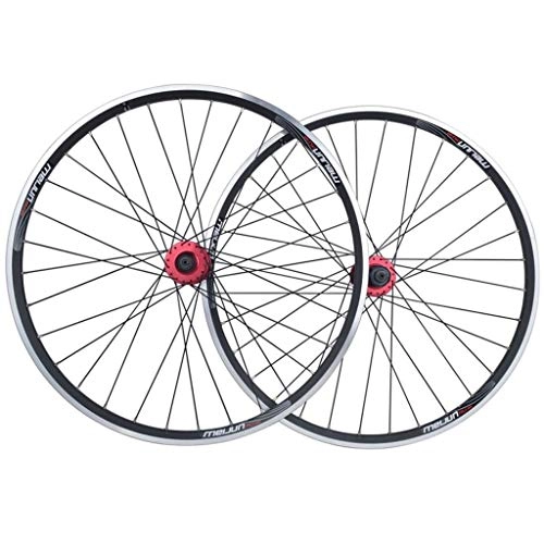 Mountain Bike Wheel : Bike Wheelset Cycling Wheels 26", Double Wall Quick Release Hybrid MTB Rim Disc / V-Brake Cycling Hub 32 Hole 8 9 10 11 Speed