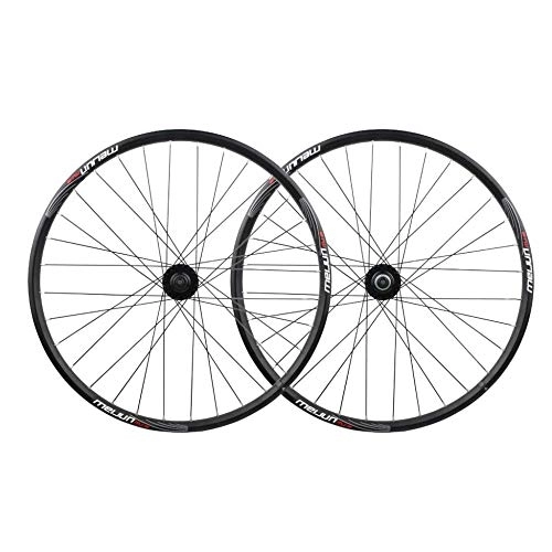 Mountain Bike Wheel : Bike Wheelset Freewheel Front and Rear Wheels for Mountain Road Bike Quick Release Disc Rim Brake Strong / 20inches / Diso Brake