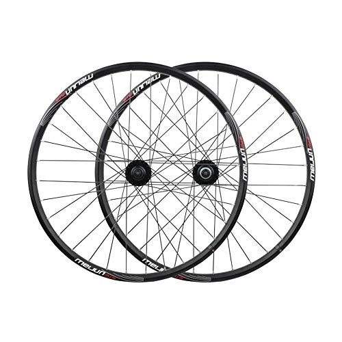 Mountain Bike Wheel : Bike Wheelset Freewheel Front and Rear Wheels for Mountain Road Bike Quick Release Disc Rim Brake Strong / 26inches / Diso Brake
