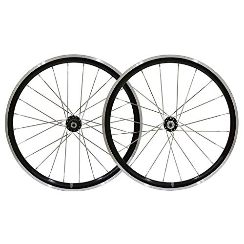 Mountain Bike Wheel : Bike Wheelset Mountain Road Bike Wheels V Brake Aluminium Alloy Double Wall CNC Rim Front Rear 2 Bearing Hubs Quick Release Durable / 20 Inch / B