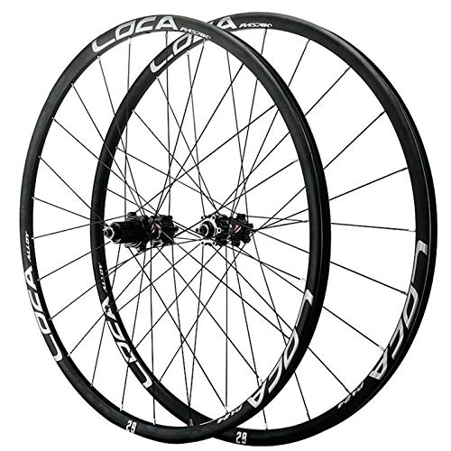Mountain Bike Wheel : CAISYE 26 / 27.5 / 29 Inch Bicycle Wheelset(Front Rear), Double-Walled Aluminum Alloy Bicycle Wheels Disc Brake Mountain Bike Wheel Set Quick Release American Valve 7 / 8 / 9 / 10 Speed, Gray, 26IN
