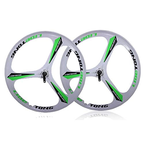 Mountain Bike Wheel : CAISYE Mountain Bike Rim 26 Inch Magnesium Alloy One Wheel Bicycle Set Disc Brake Accessories 26-Inches Bikes Wheels with Bearing Hubs Integrally Wheelset, C, Two rounds