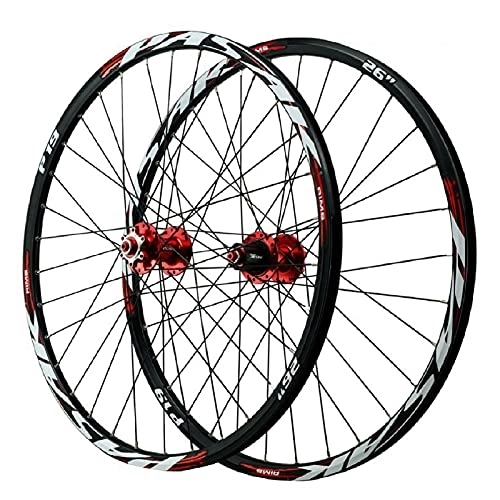 Mountain Bike Wheel : CEmeLi Bike Wheelset 26 Inch 27.5" 29 er, Aluminum Alloy Mountain Racing Bike Rivet Rim 100 / 135mm for 7 / 8 / 9 / 10 / 11 / 12 Speed Rim (27.5 inch)