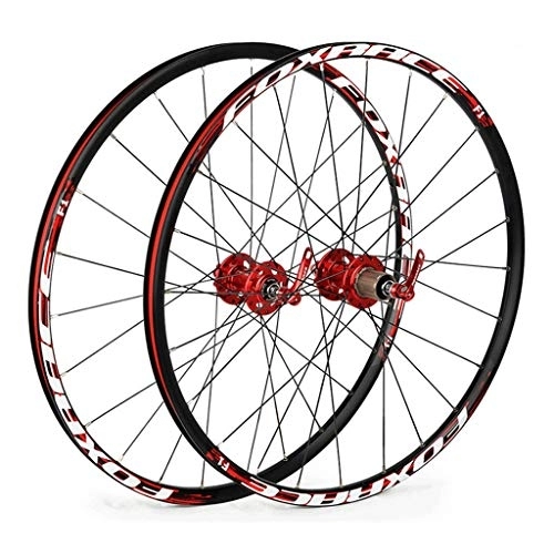 Mountain Bike Wheel : CHICTI 26" Mountain Cycling Wheels, Quick Release Disc Rim Brake Sealed Bearings MTB Rim 8 / 9 / 10 / 11 Speed Outdoor