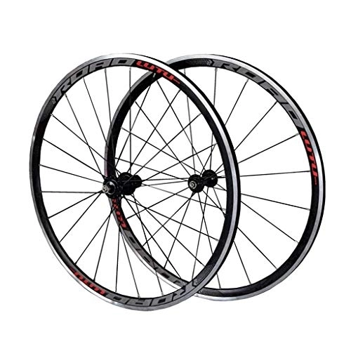 Mountain Bike Wheel : CHICTI 700c Bike Racing Wheelset, Double Wall MTB Rim V-Brake Quick Release 24 Hole Disc 7 8 9 10 Speed Only 1680g Outdoor (Size : 700C)