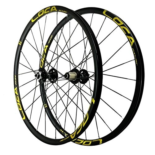 Mountain Bike Wheel : CHICTI Bicycle Quick Release Wheel, Six Nail Disc Brake Wheel Aluminum Alloy Tower Base 26 / 27.5 Inch Mountain Bike Wheel Outdoor (Color : Balck hub, Size : 26in)
