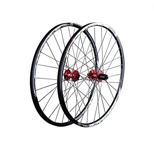 Mountain Bike Wheel : CHICTI Bike Wheels 26inch, Rear Wheel Double Wall MTB Rim V-Brake Quick Release 28 Hole Disc 7 8 9 10 Speed Only 1780g Outdoor (Size : 26inch)