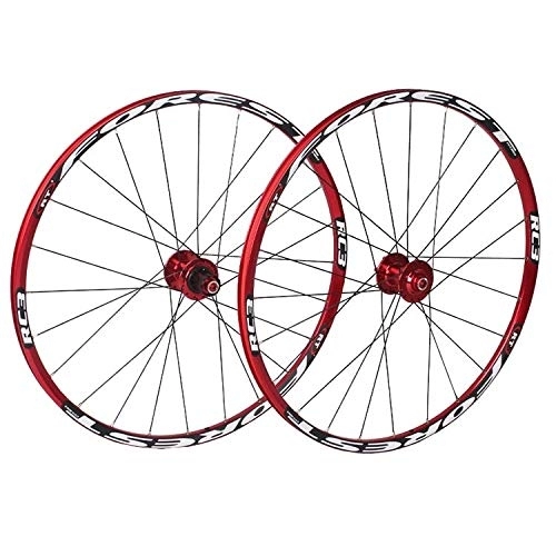 Mountain Bike Wheel : CHICTI Mountain Bike Wheelset MTB Bicycle 26 27.5inch Milling Trilateral Sealed Bearing Wheels 24H Rim Front 12 * 100 Rear 15 * 135 Outdoor