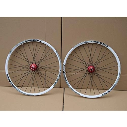 Mountain Bike Wheel : CHICTI MTB Bicycle Wheelset 26 27.5 29 In Mountain Bike Wheel Double Layer Alloy Rim Sealed Bearing 7-11 Speed Cassette Hub Disc Brake 1100g QR Outdoor (Color : E, Size : 27.5inch)