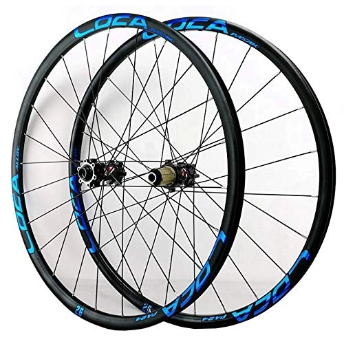 Mountain Bike Wheel : CHICTI Wheelset Mtb 26 / 27.5 / 29in Thru axle Front & Rear Wheel Aluminum Disc Brake 24H 8 / 9 / 10 / 11 / 12 Speed Flywheel Outdoor (Size : 27.5in)