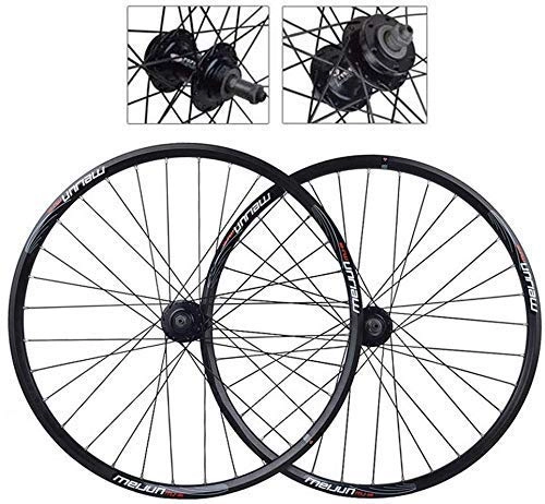 Mountain Bike Wheel : CHP 20 / 26 inch wheel bicycle rear wheel double-walled aluminum alloy mountain bike wheelset disc brake quick release bicycle rim 7 8 9 speed cassette (Color : 26in)