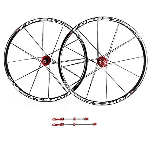 Mountain Bike Wheel : CHP 26 Inch Bike Wheelset, Cycling Wheels 27.5 Inch Mountain Bike Disc Brake Wheel Set Quick Release 5 Palin Bearing 8 9 10 Speed (Color : B, Size : 27.5inch)