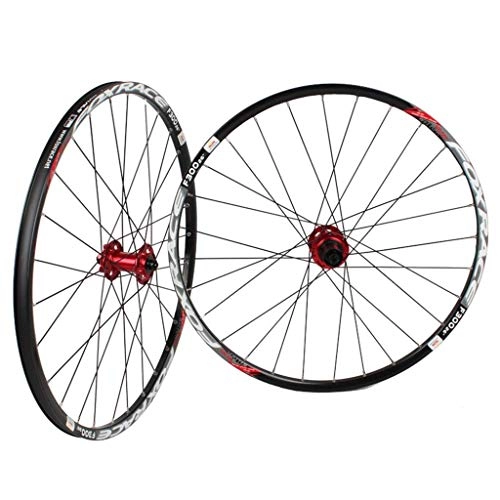 Mountain Bike Wheel : CHP Bike Wheel For 2627.5 29in MTB Wheelset Front And Rear Double Wall Alloy Rim 6 Palin Bearing Disc Brake QR 1700g 7-11 Speed Cassette Hub 24H (Color : B, Size : 27.5inch)