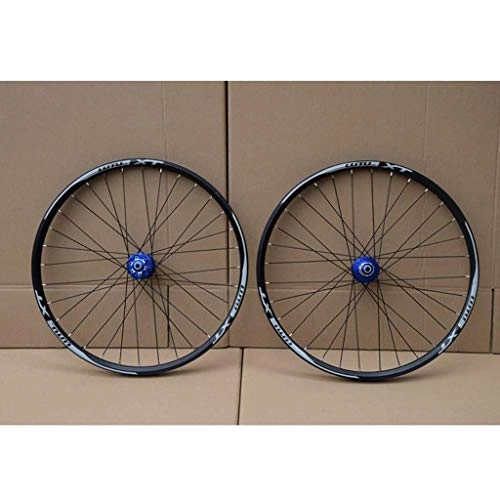 Mountain Bike Wheel : CHP MTB Bicycle Wheelset 26 27.5 29 In Mountain Bike Wheel Double Layer Alloy Rim Sealed Bearing 7-11 Speed Cassette Hub Disc Brake 1100g QR (Color : B, Size : 27.5inch)