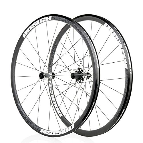 Mountain Bike Wheel : CHUDAN 700C Bicycle Wheelset, 30MM Aluminum Alloy MTB Rim Front Wheel Rear Wheel Disc Brake Fast Release Cycling Wheels 32H Palin Bearings