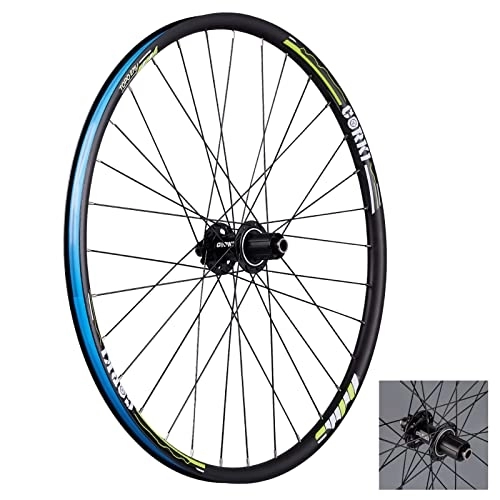 Mountain Bike Wheel : Corki Cycles TOPO Mountain Bike Wheels, Dual Disc Brake Thru Axle 26’’27.5’’ 29’’x1.5-2.6 Inch (Thru Axle, Dual Disc Brake, Aluminum Alloy)