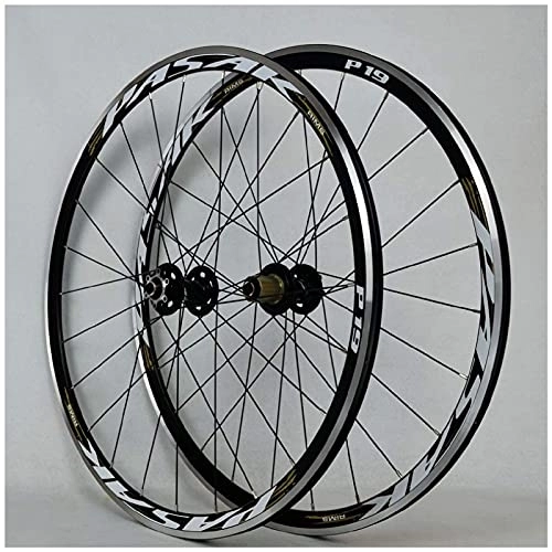 Mountain Bike Wheel : cvhtroe 700C Road Bicycle Wheelset 29 Inch, Double Wall V Brake MTB Rim 30MM Hybrid Mountain Wheels for 7 / 8 / 9 / 10 Speed