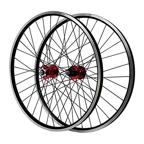 Mountain Bike Wheel : cvhtroe MTB Bicycle Wheelset 26 Inch Double Layer Alloy Rim Mountain Bike Wheel Sealed Bearing 7-11 Speed Cassette Hub