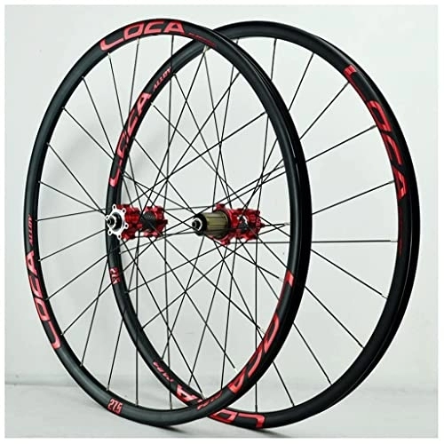 Mountain Bike Wheel : cvhtroe MTB Bicycle Wheelset 27.5 Inch Double Wall Aluminum Alloy 29 ER Road Wheels 24 Hole Sealed Bearing 26 Inch Mountain Bike for 7 / 8 / 9 / 10 / 11 Speed