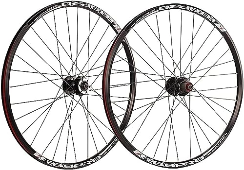 Mountain Bike Wheel : Cycling Wheels 26" Mountain Bike Wheelset Disc Brake Quick Release Road Bike Mountain Bike Rims (Color : Spin-On, Size : 26'')