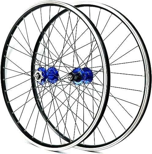 Mountain Bike Wheel : Cycling Wheels Mountain Bike Bicycle Quick Release WheelMountain Bike Wheel Pair 26'' Rim V / Disc Brake Hub 32 Hole